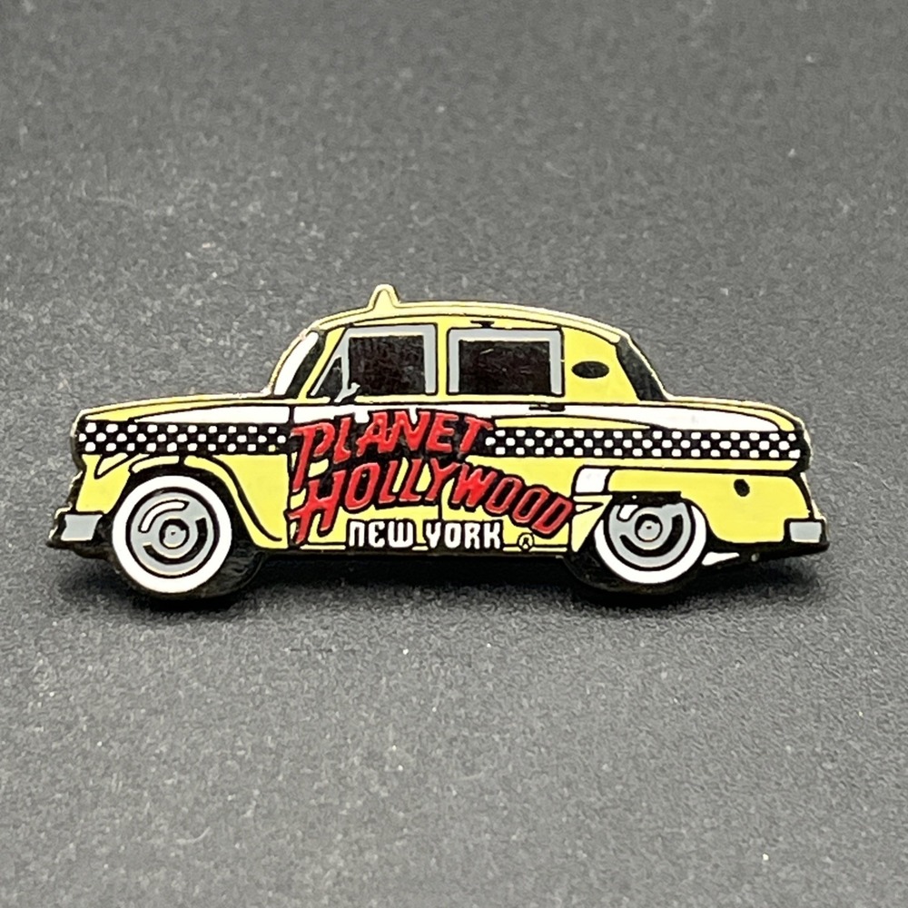 Planet Hollywood New York City Taxi Cab Lapel Hat Pin